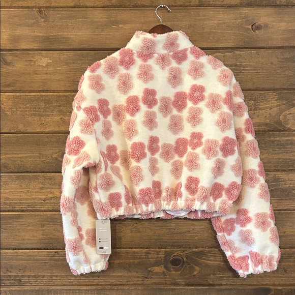 Emory Rose Charming Pink and White Floral Jacket - Picture 4 of 6